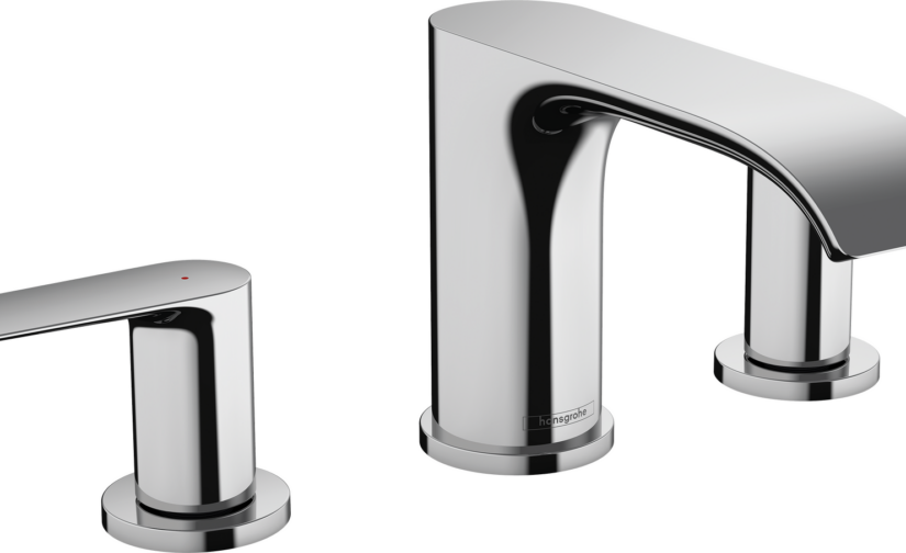 Vivenis Jednouchwytowa bateria umywalkowa 80 CoolStart z kompletem odpływowym z cięgłem - 7