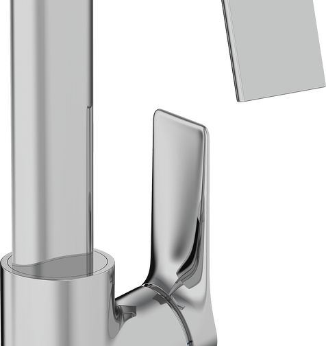 Vivenis Jednouchwytowa bateria umywalkowa 210 z obrotową wylewką bez kompletu odpływowego - 1