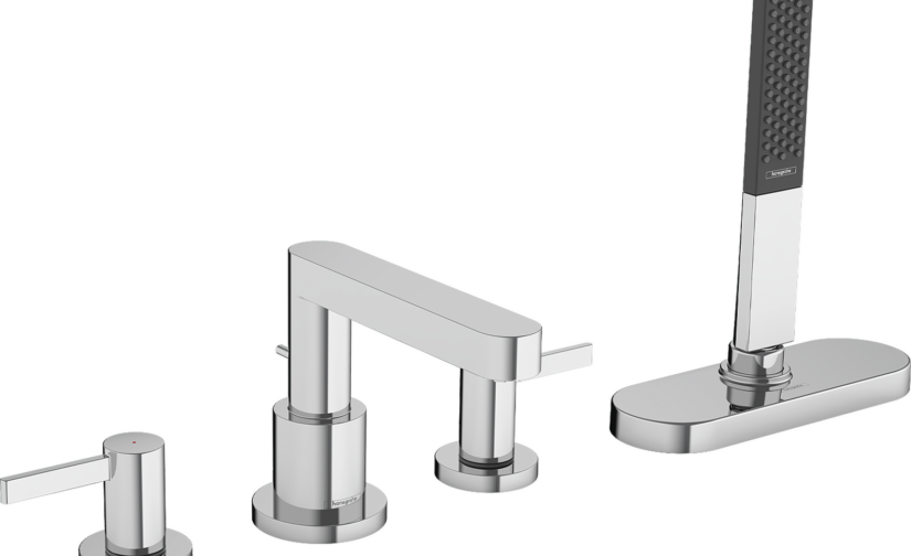 Finoris Jednouchwytowa bateria wannowa, podtynkowa do iBox universal - 4