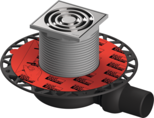 TECEdrainpoint S 110 drain set extra-flat with Seal System universal flange