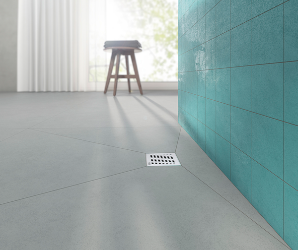 TECEdrainpoint S 122 Ablaufset Norm mit Seal System Universalflansch und Edelstahlrostrahmen - 6