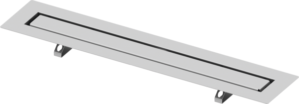 TECEdrainline Duschrinne für Naturstein, mit Seal System Dichtband und Edelstahlträger als Set, 1000 mm