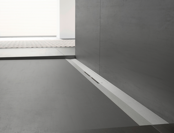 TECEdrainprofile shower profile, Brushed stainless steel, 900 mm - 6