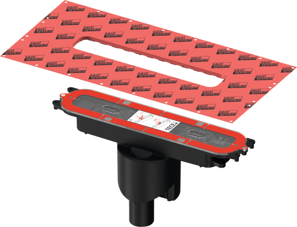 TECEdrainprofile drain “vertical”, DN 50 drain