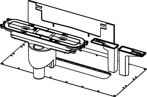 TECEdrainprofile drain “vertical”, DN 50 drain - 4