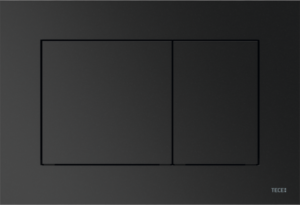 TECEnow przycisk spłukujący do WC z tworzywa, spłukiwanie dwoma ilościami wody, metaliczny, grafit metaliczny