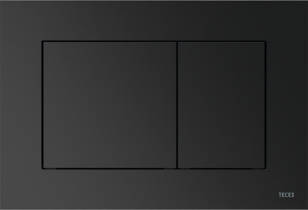 TECEnow przycisk spłukujący do WC z tworzywa, spłukiwanie dwoma ilościami wody, metaliczny, grafit metaliczny