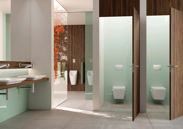 TECEsolid elektronika do WC z uruchamianiem bezdotykowym, zasilanie bateryjne 6 V, biały połysk - 6