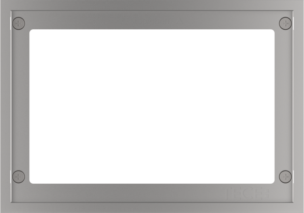 TECE ramka maskująca do ramki montażowej do WC, szczotkowana