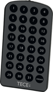 TECElux Mini programming remote control