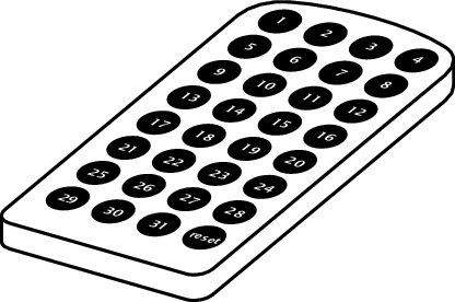 TECElux Mini programming remote control - 2