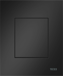 TECEnow przycisk spłukujący do pisuaru U 1 z kartuszem, tworzywo, czarny połysk