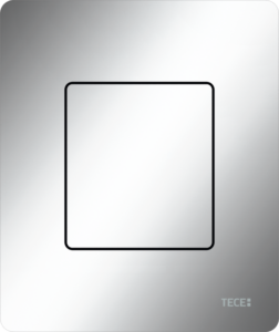 TECEsolid przycisk spłukujący do pisuaru U 1 z kartuszem, metal, chrom połysk