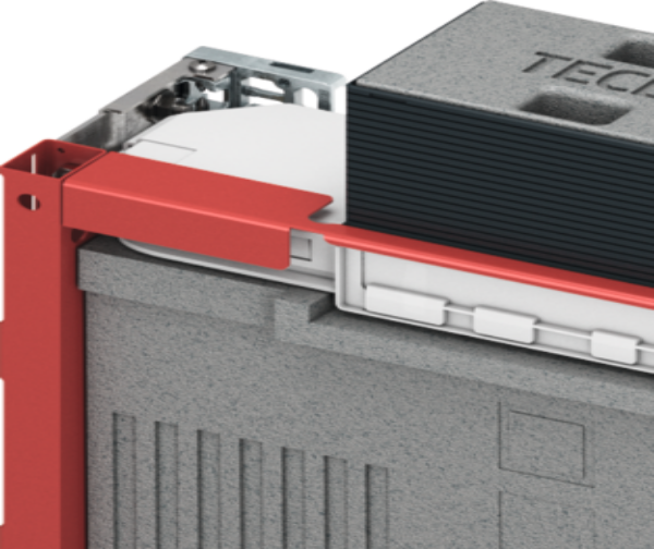 TECEprofil toilet module with Uni 750-cistern, installation height 750 mm - 1