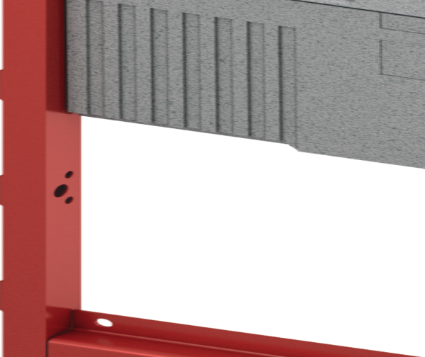 TECEprofil toilet module with Uni cistern, installation height 1120 mm - 1