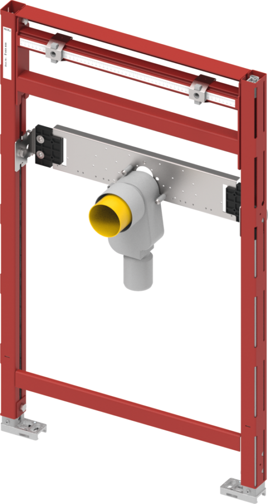 TECEprofil washstand module with concealed odour trap, installation height 820-980&nbsp;mm