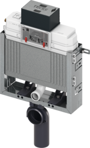 TECEbox toilet module with Uni cistern, installation height 820 mm