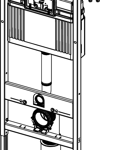 TECEbase toilet module with Base cistern, installation height 1120 mm - 3
