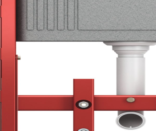 TECElux toilet module 200, with subsequent height adjustment, installation height 1120 mm - 1