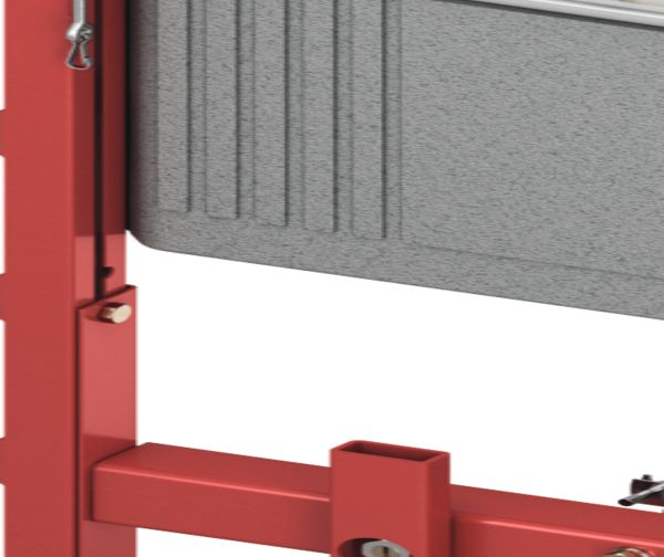 TECElux toilet module 200, with subsequent height adjustment, installation height 1120 mm - 5