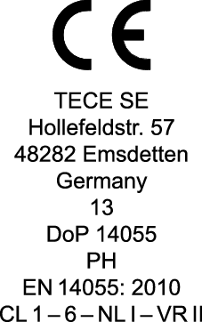 TECElux toilet module 200, with subsequent height adjustment, installation height 1120 mm - 9