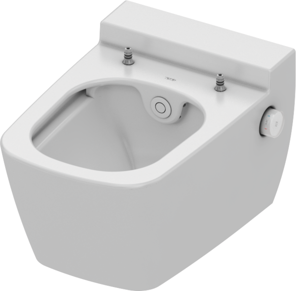 TECEone toilet ceramics with shower function, white