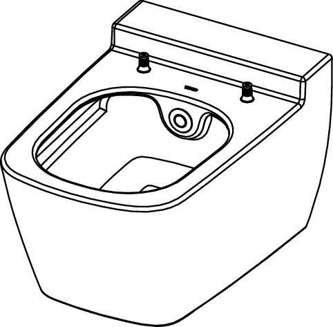 TECEone shower toilet, cold water - 6