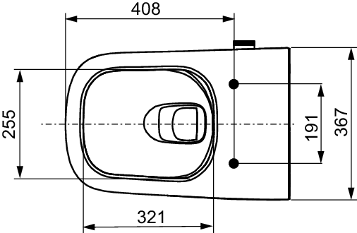 TECEneo shower toilet, cold water, white - 4