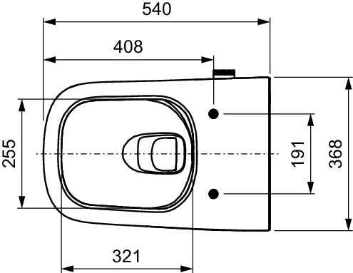 TECEneo set, cold water and seat/lid SLIM - 5